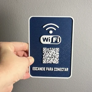 QR code conexão Wi-Fi